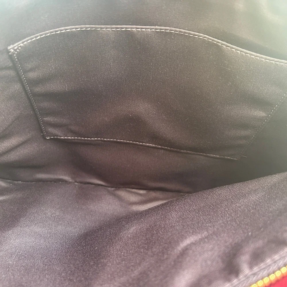 Coach Mollie Tote Black Pebbled Leather Shoulder Bag 1671